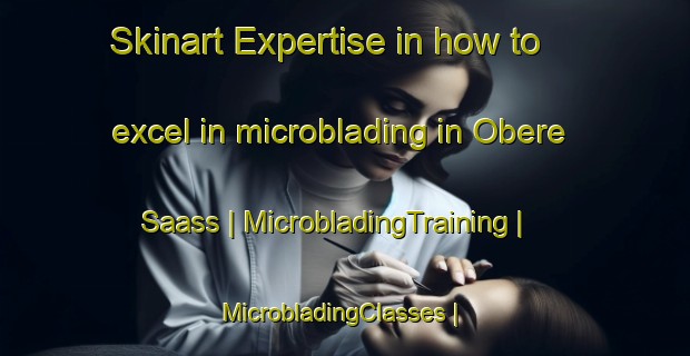 Skinart Expertise in how to excel in microblading in Obere Saass | MicrobladingTraining | MicrobladingClasses | SkinartTraining-Austria